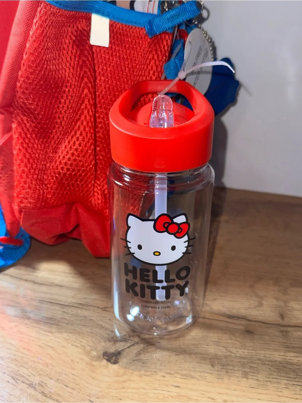 NWT 4 Piece Hello Kitty Backpack with Water Bottle Headphones & Lunch Bag